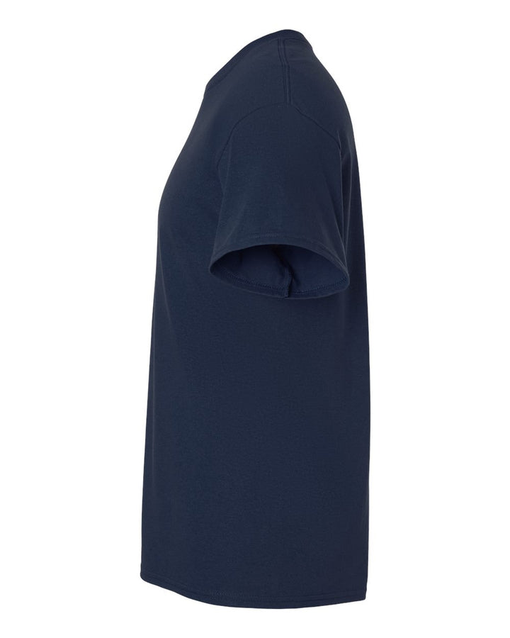 Left View of Navy Ultra Cotton® T-Shirt - 2000