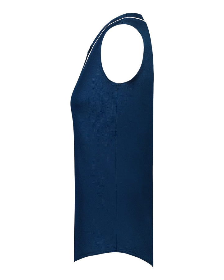 Left View of Navy/ White Women's Cutter Jersey - 6913