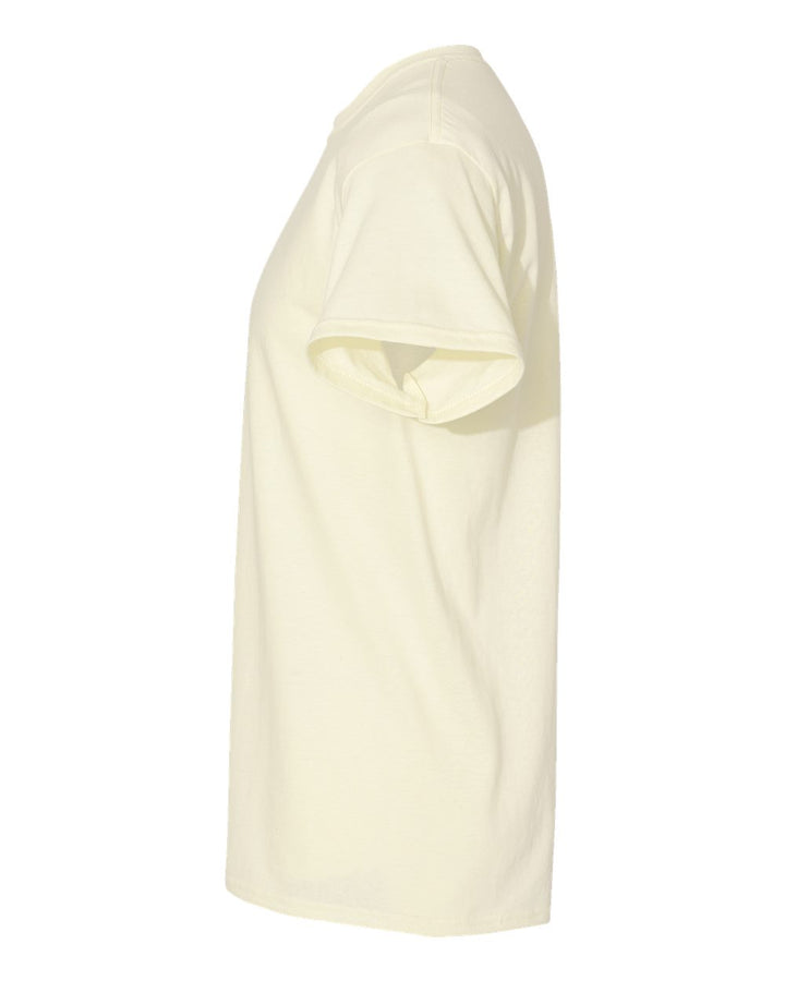 Left View of Off White Heavy Cotton™ T-Shirt - 5000