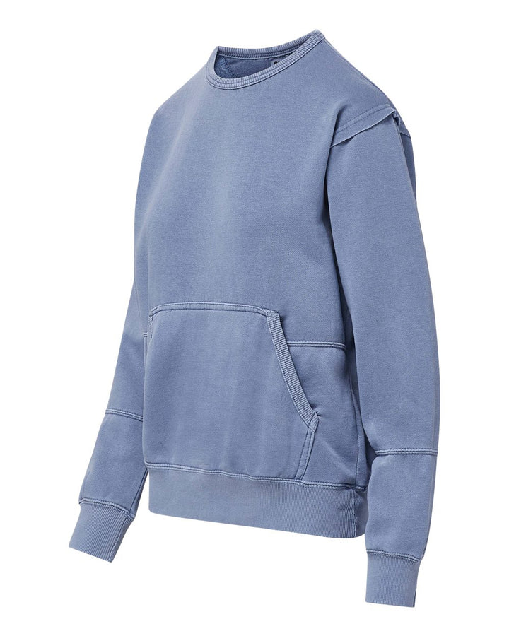 Left View of Oxford Blue Women's Coastal Color™ Sweatshirt - W25167