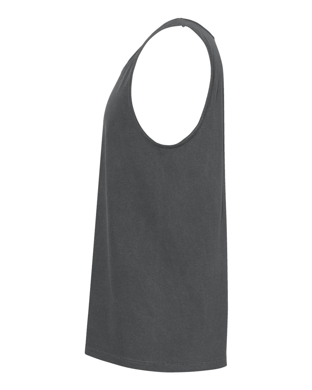 Left View of Pepper Garment-Dyed Heavyweight Tank Top - 9360