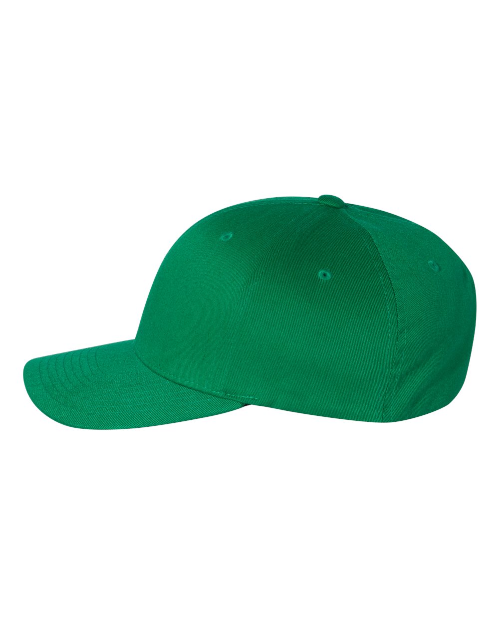 Left View of Pepper Green Cotton Blend Cap - 6277