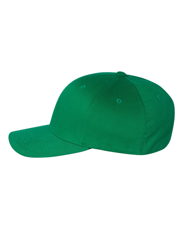 Left View of Pepper Green Cotton Blend Cap - 6277