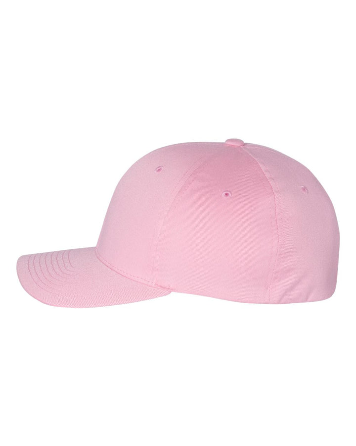Left View of Pink Cotton Blend Cap - 6277