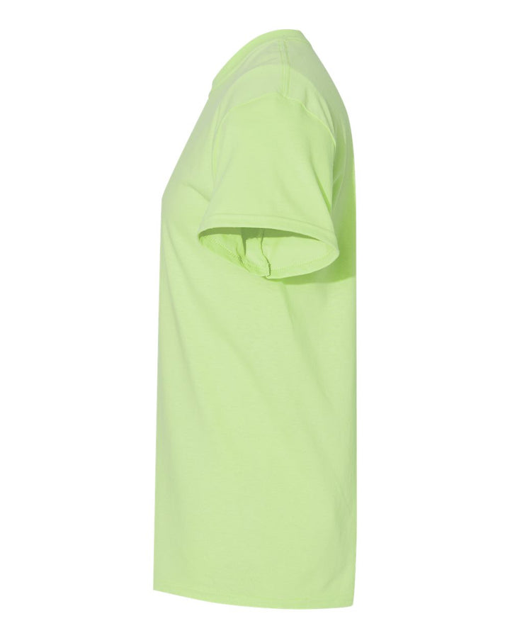 Left View of Pistachio Ultra Cotton® T-Shirt - 2000