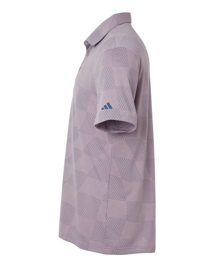 Left View of Preloved Fig Ultimate365 Textured Polo - A2004