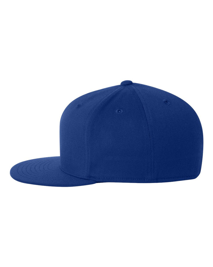 Left View of Royal Blue 210® Flat Bill Cap - 6210FF