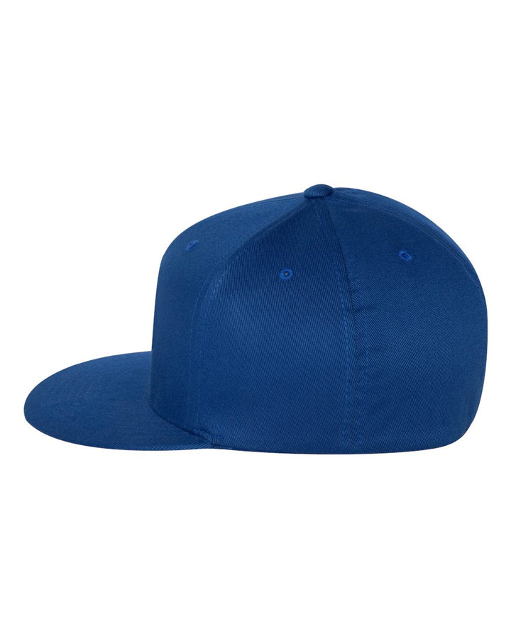 Left View of Royal Blue Pro-Baseball On Field Cap - 6297F