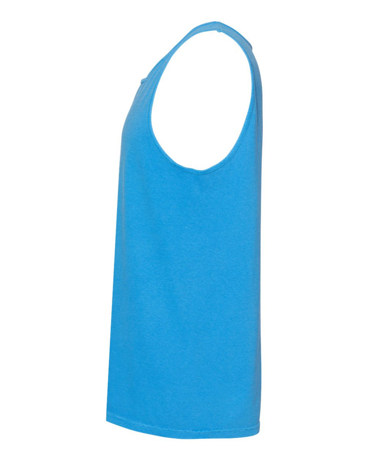 Left View of Royal Caribe Garment-Dyed Heavyweight Tank Top - 9360