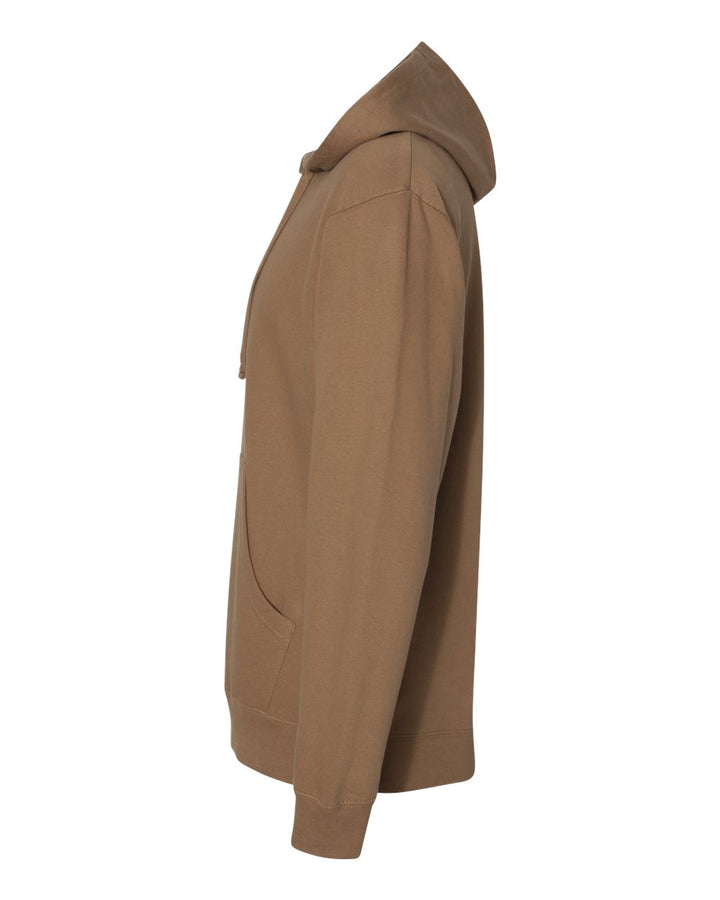 Left View of Saddle Midweight Hooded Sweatshirt - SS4500
