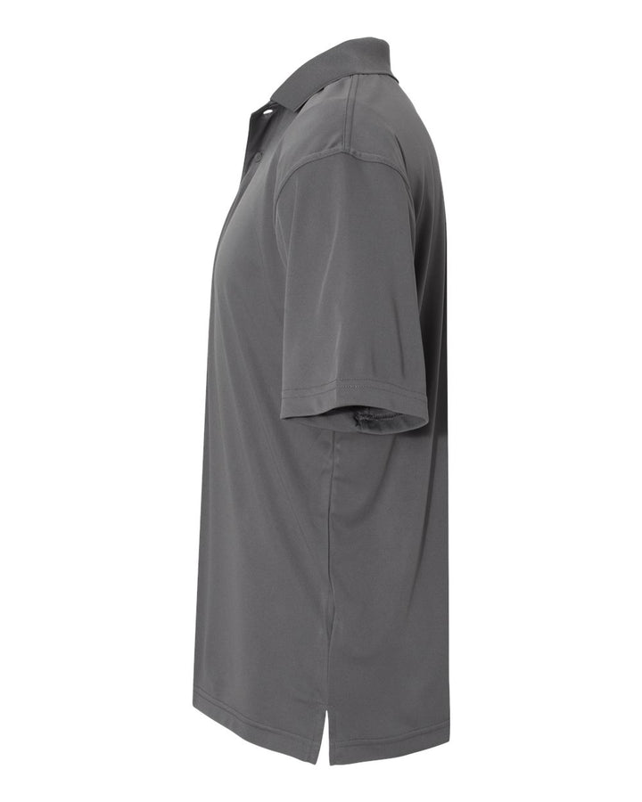 Left View of Steel Value Polyester Polo - 0100