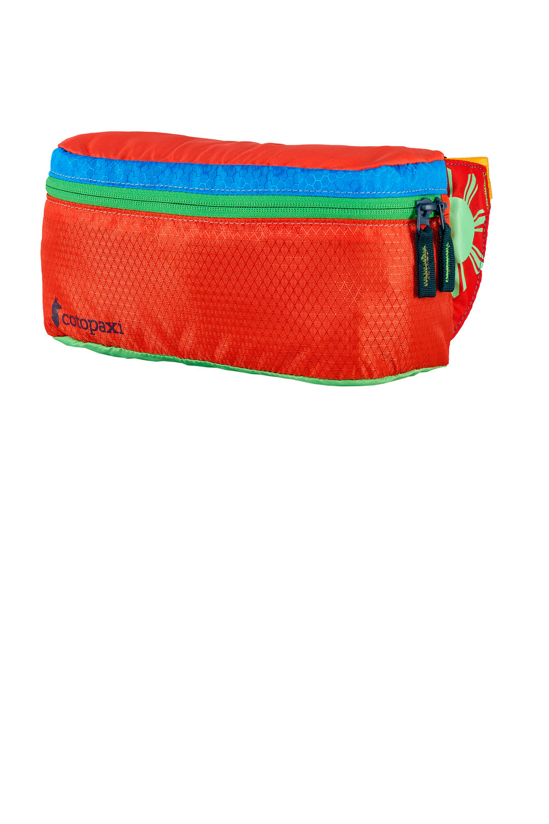 Left View of Surprise Cotopaxi Del Dia Hip Pack COTODDFP