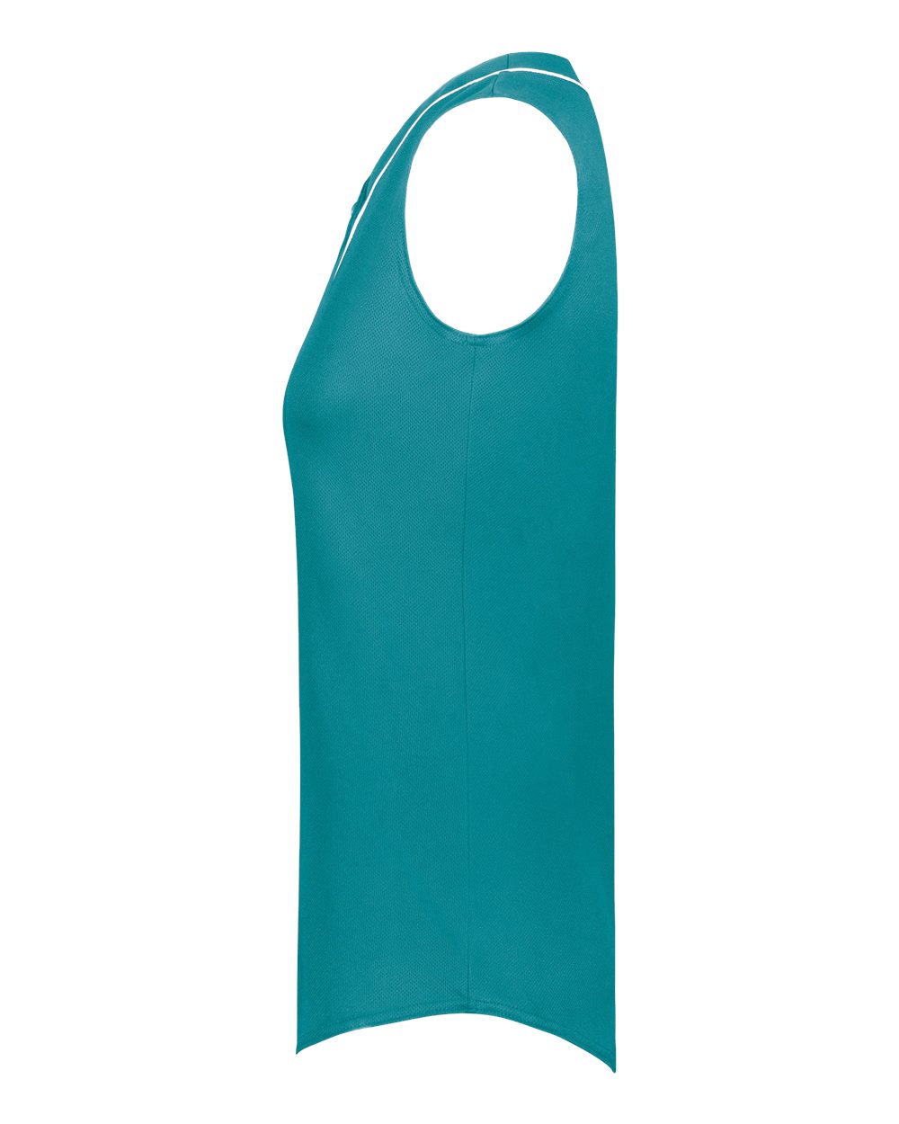 Left View of Teal/ White Women's Cutter Jersey - 6913