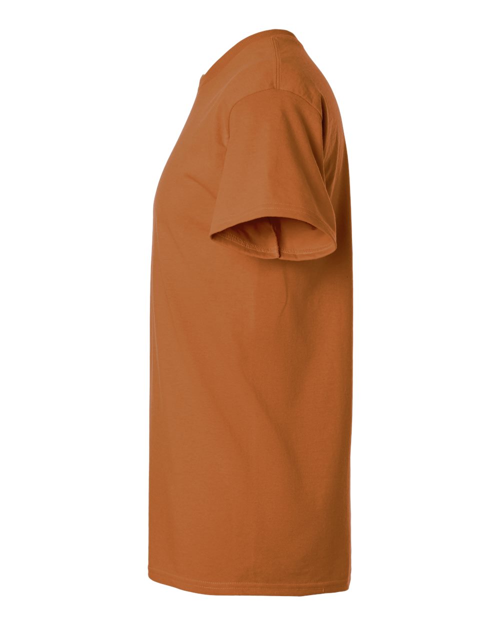 Left View of Texas Orange Ultra Cotton® T-Shirt - 2000