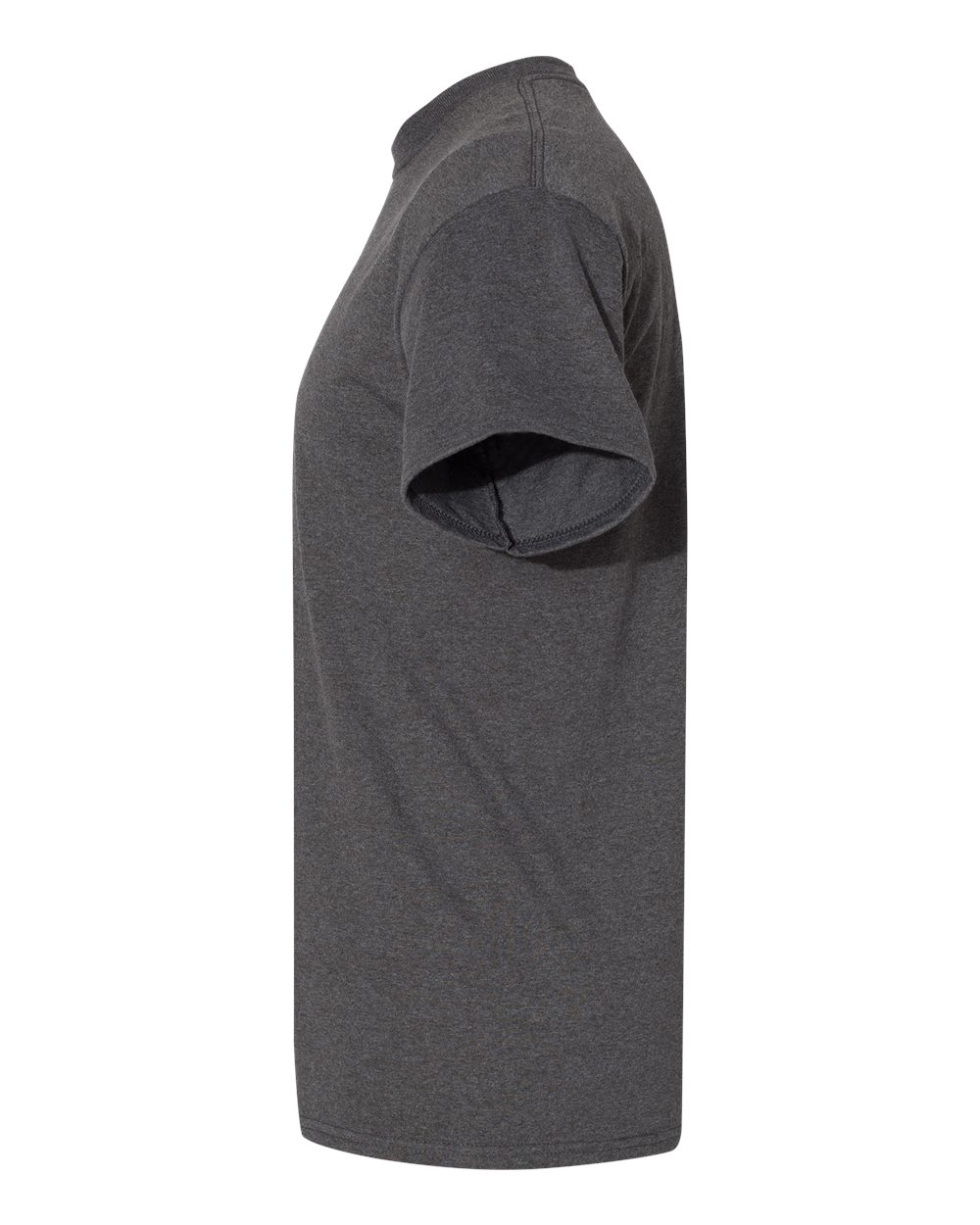 Left View of Tweed Heavy Cotton™ T-Shirt - 5000