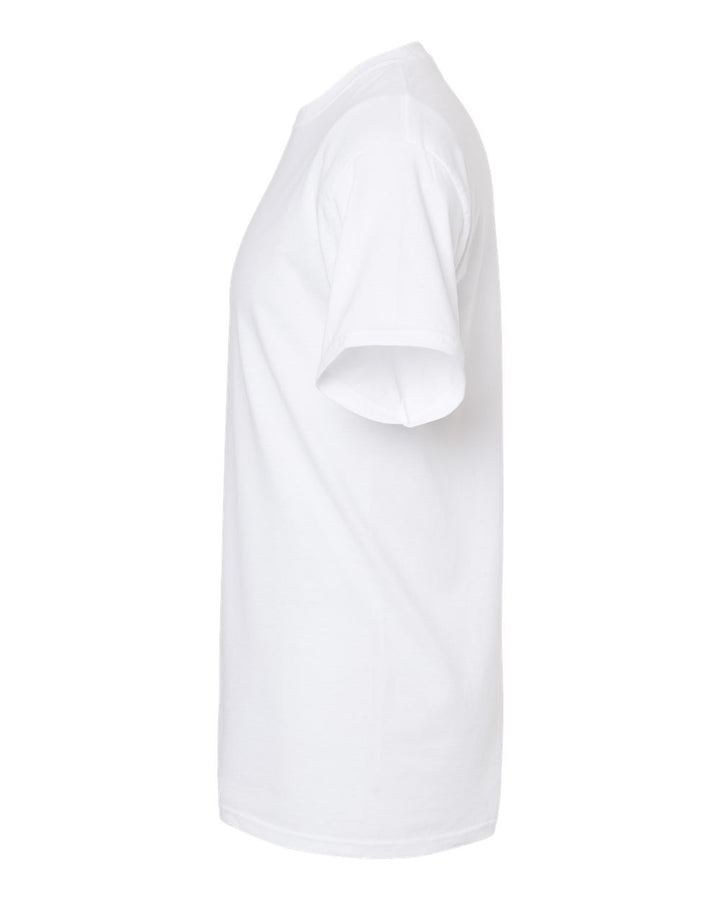 Left View of White Gold Soft Touch T-Shirt - 4800