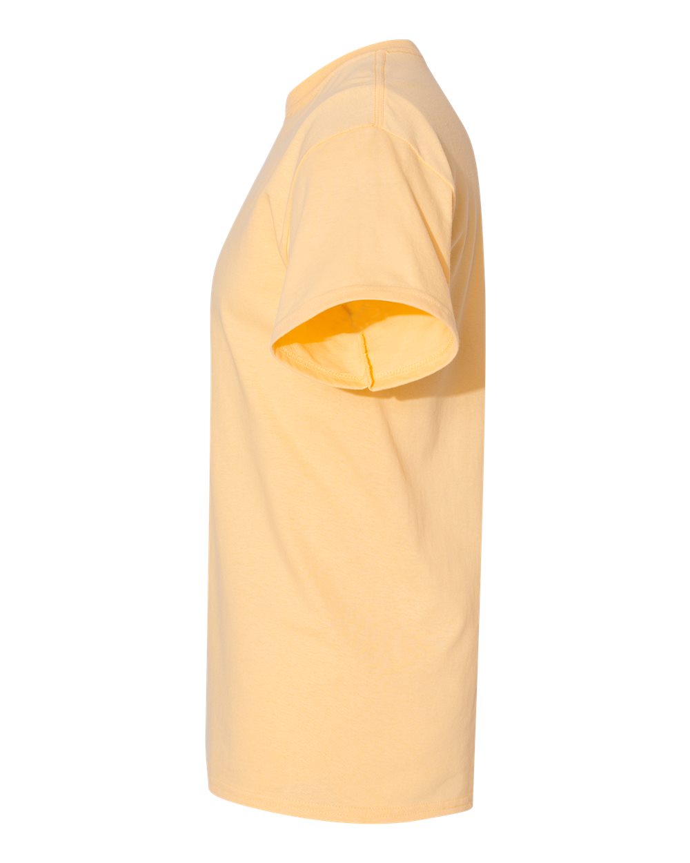 Left View of Yellow Haze Heavy Cotton™ T-Shirt - 5000