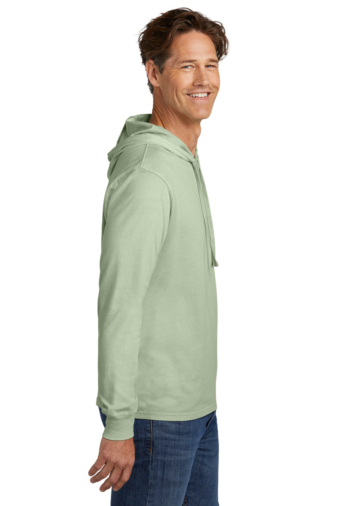 LichenGrn Allmade Unisex Mineral Dye Organic Cotton Hoodie Tee AL6305