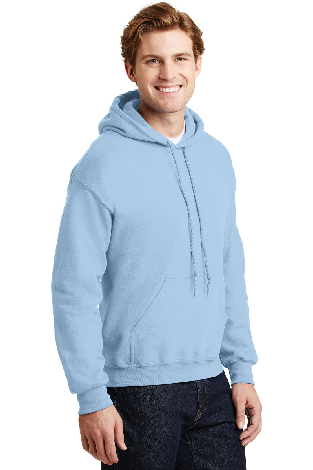 Light Blue Gildan - Heavy Blend Hooded Sweatshirt. 18500