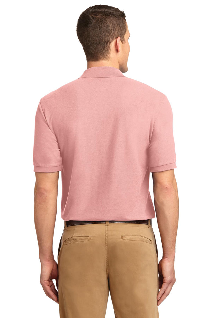 Light Pink Port Authority Silk Touch Polo K500