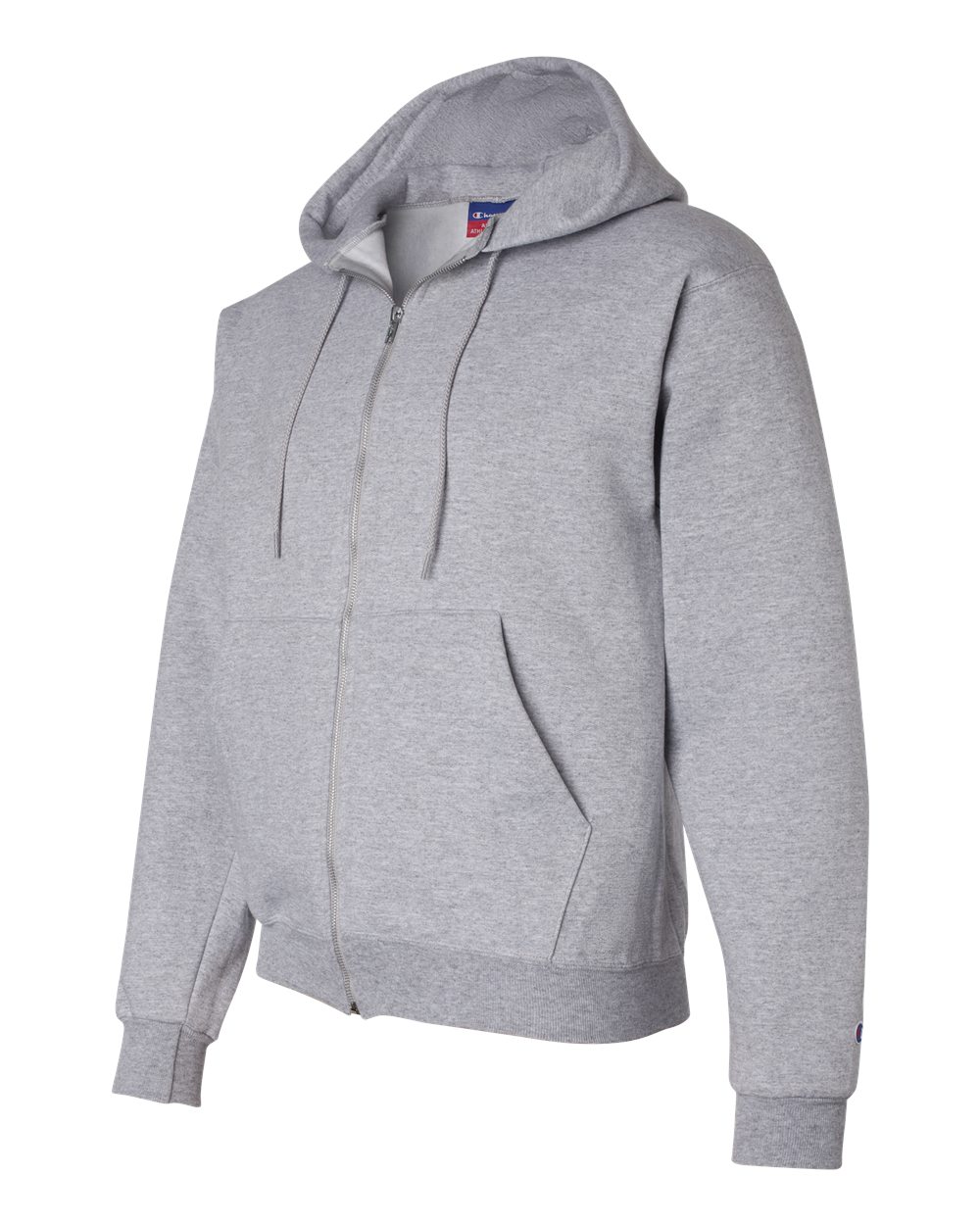 Light Steel Powerblend® Full-Zip Hooded Sweatshirt - S800