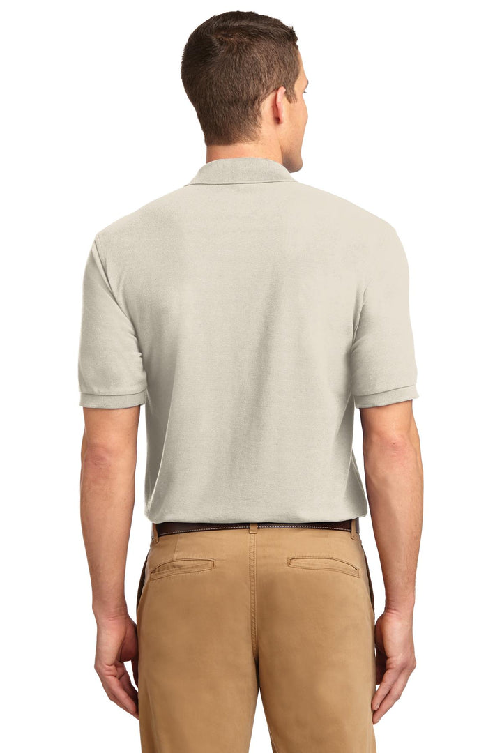 Light Stone Port Authority Silk Touch Polo K500