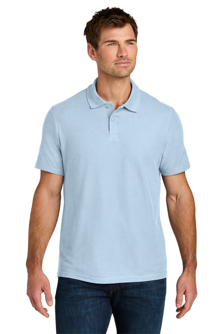 LightBlue Gildan Softstyle Pique Polo 64800