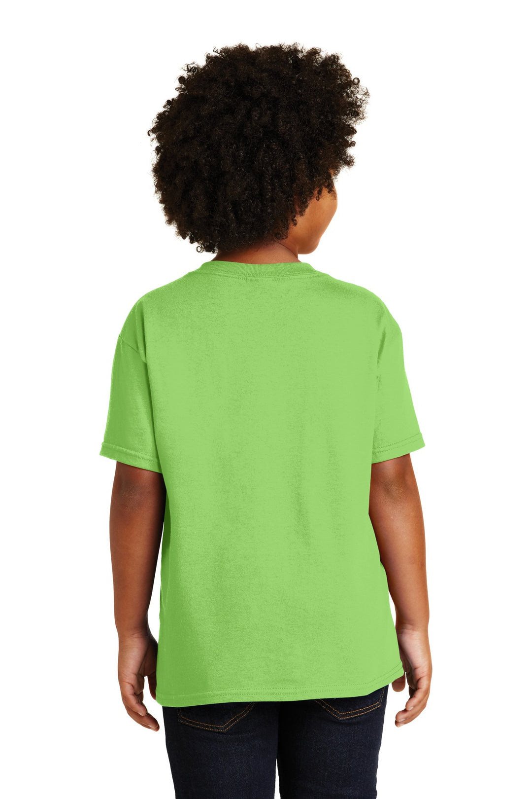 Lime Gildan - Youth Heavy Cotton 100% Cotton T-Shirt. 5000B