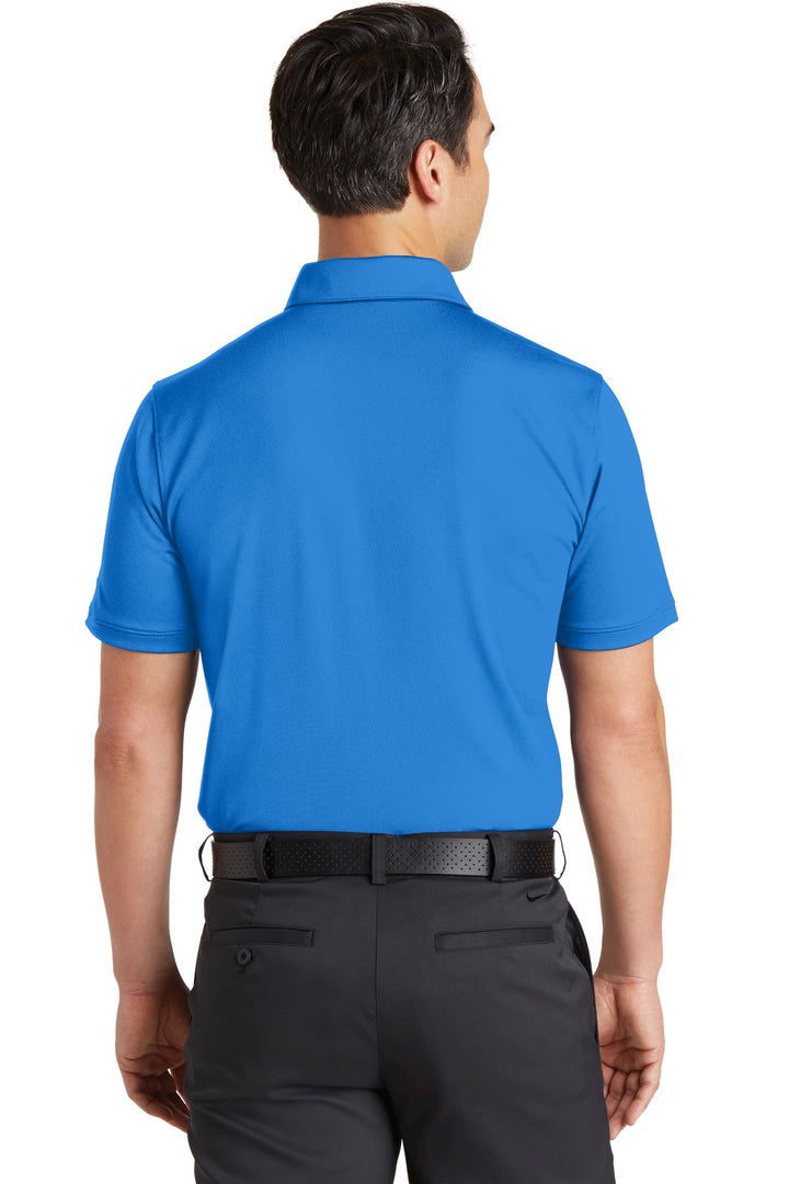 Lt Photo Blue Nike Dri-FIT Solid Icon Pique Modern Fit Polo. 746099