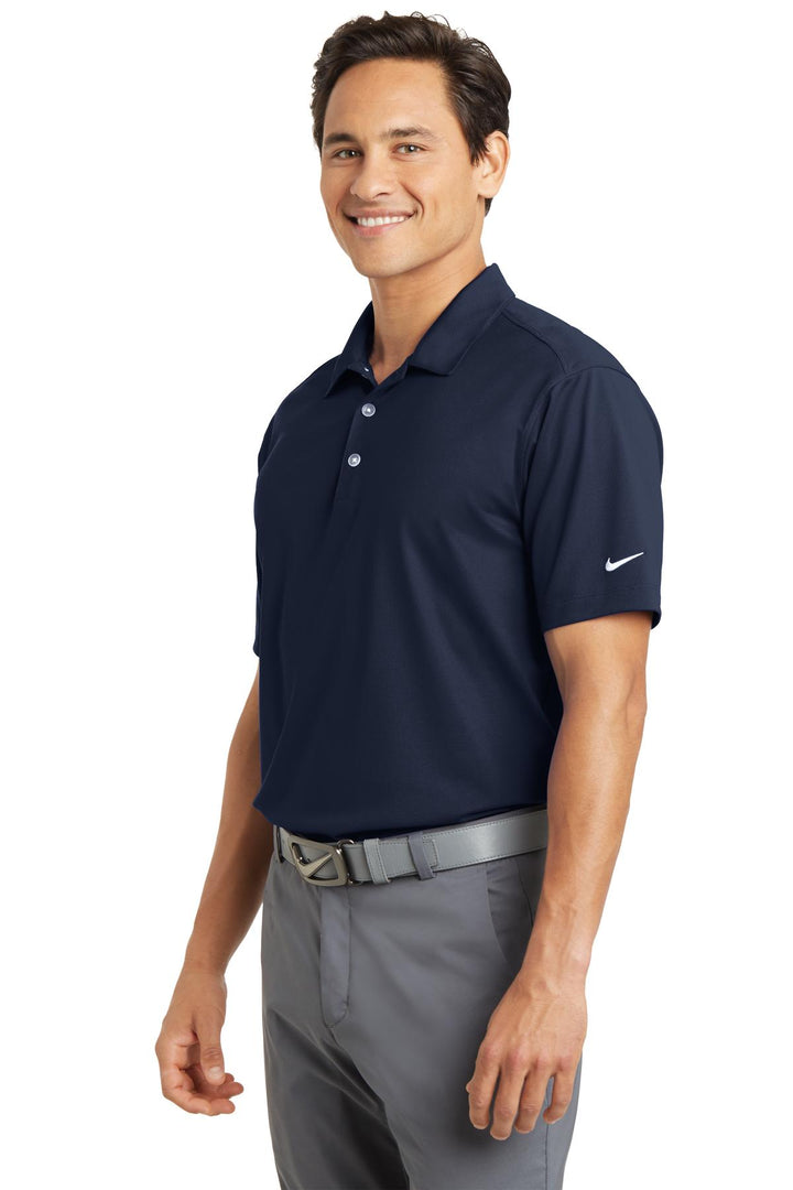 Marine Nike Dri-FIT Vertical Mesh Polo. 637167