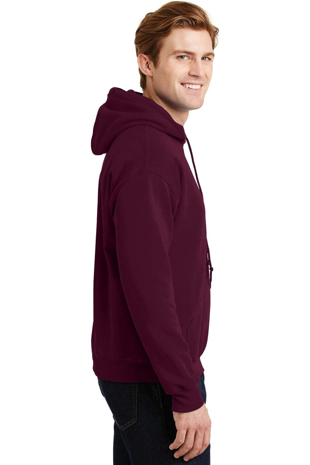 Maroon Gildan - Heavy Blend Hooded Sweatshirt. 18500