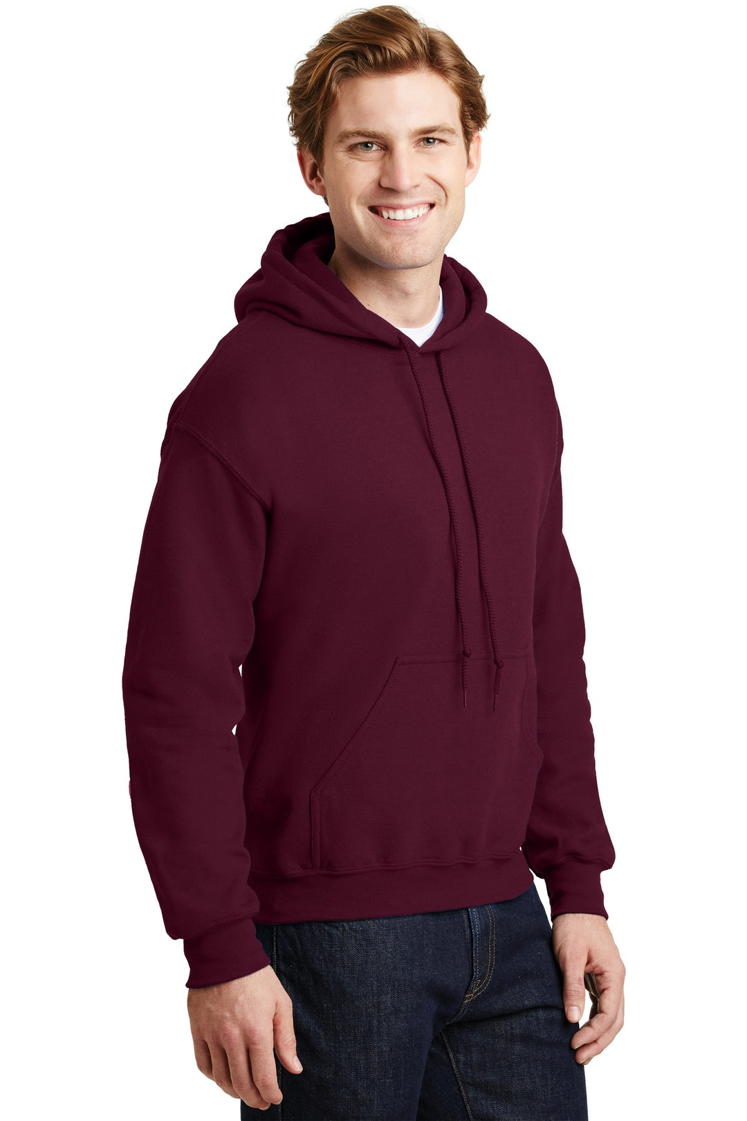 Maroon Gildan - Heavy Blend Hooded Sweatshirt. 18500