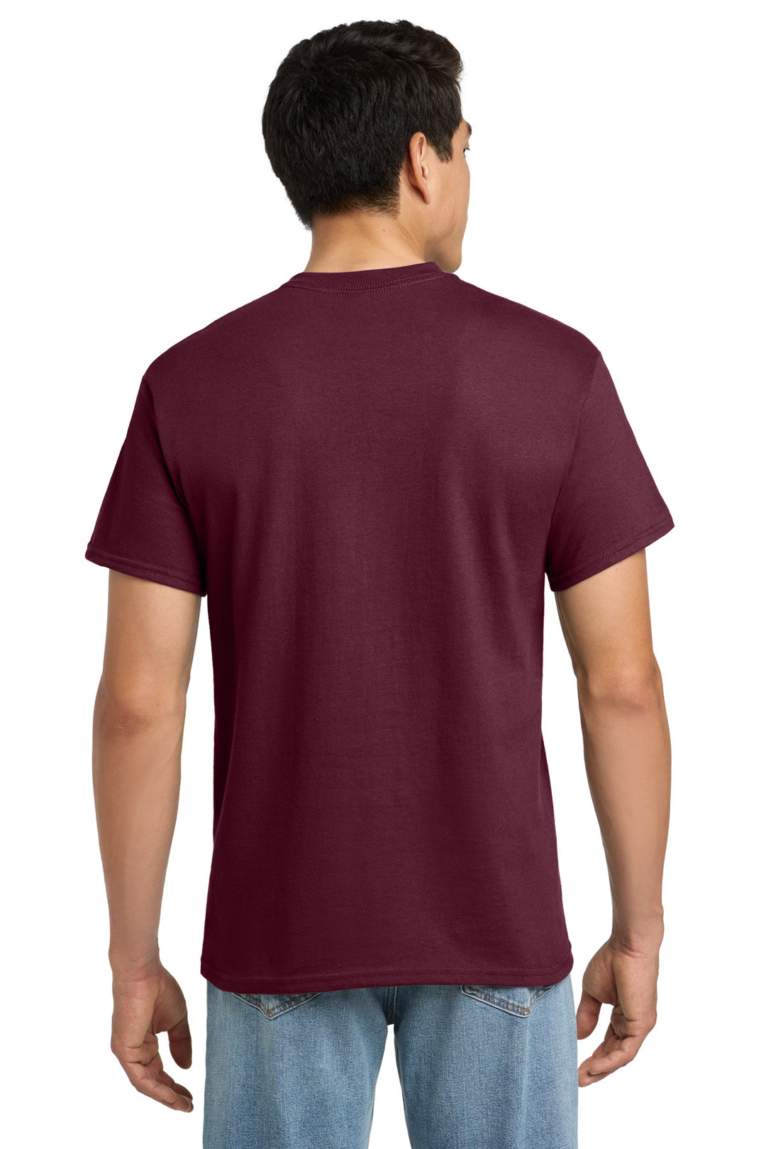Maroon Gildan - Ultra Cotton 100% US Cotton T-Shirt with Pocket. 2300