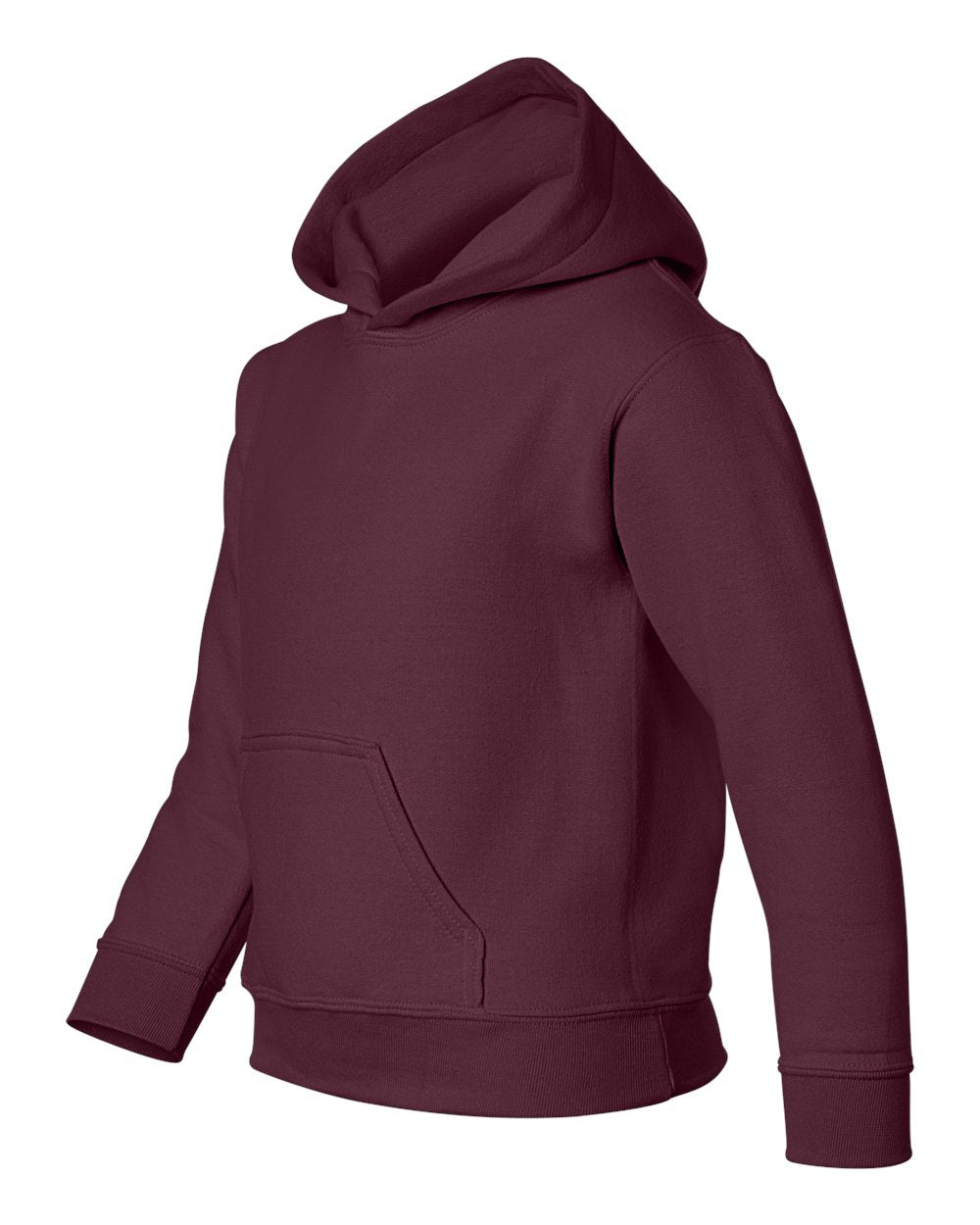Maroon Heavy Blend™ Youth Hooded Sweatshirt - 18500B