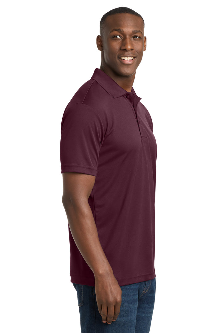 Maroon Sport-Tek PosiCharge RacerMesh Polo. ST640