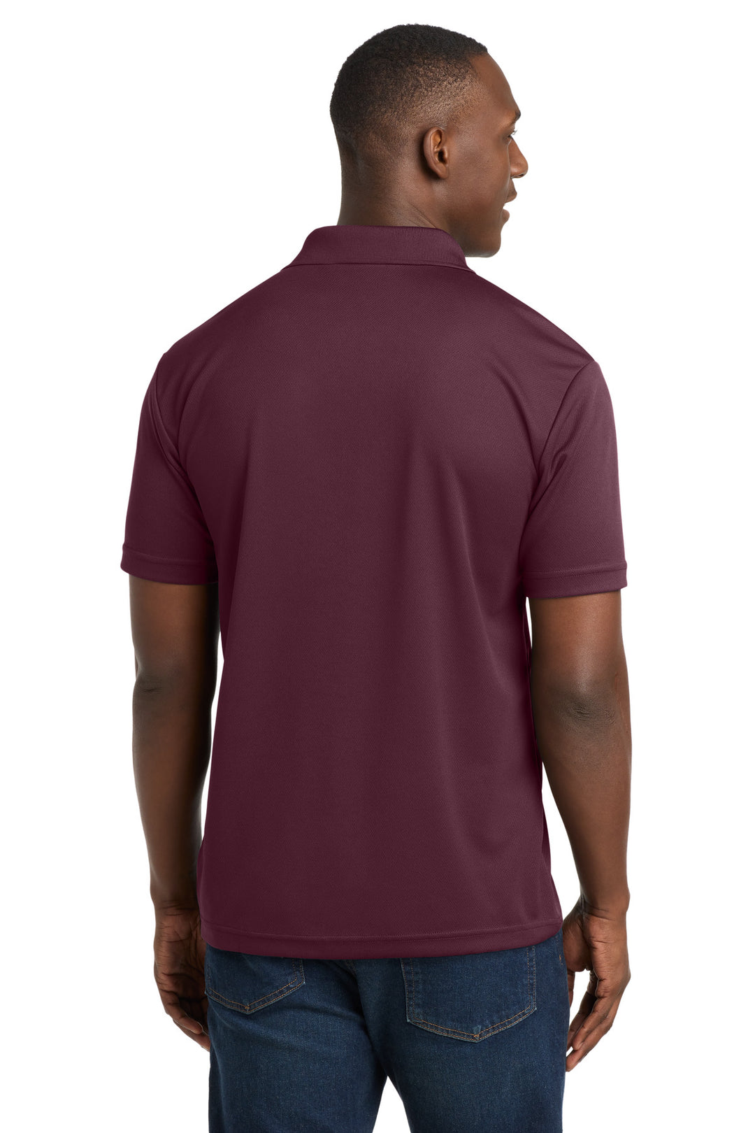 Maroon Sport-Tek PosiCharge RacerMesh Polo. ST640