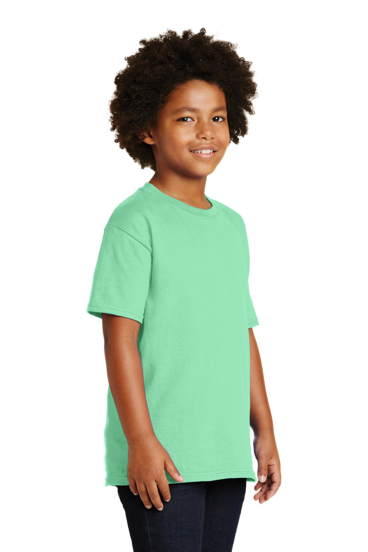 Mint Green Gildan - Youth Ultra Cotton 100% US Cotton T-Shirt. 2000B