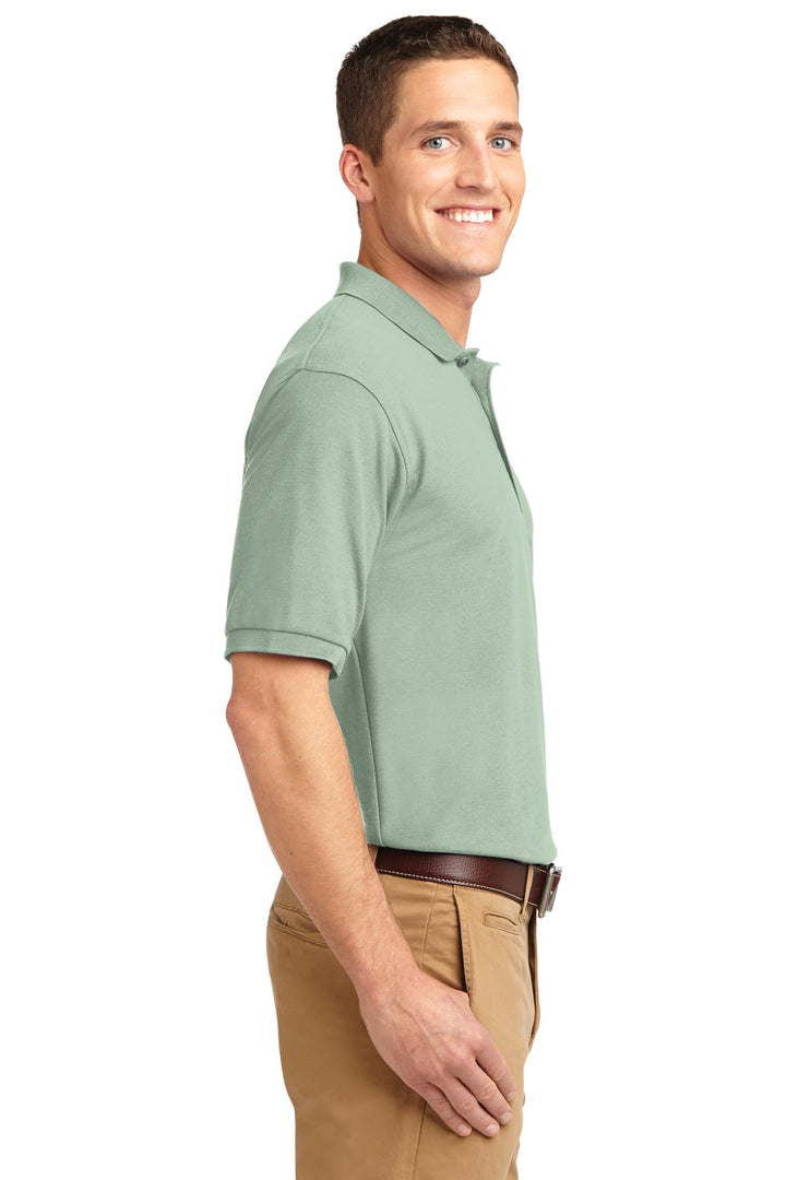 Mint Green Port Authority Silk Touch Polo K500