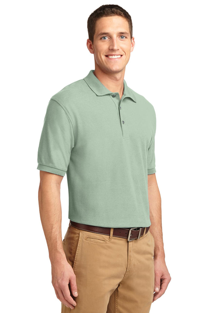 Mint Green Port Authority Silk Touch Polo K500