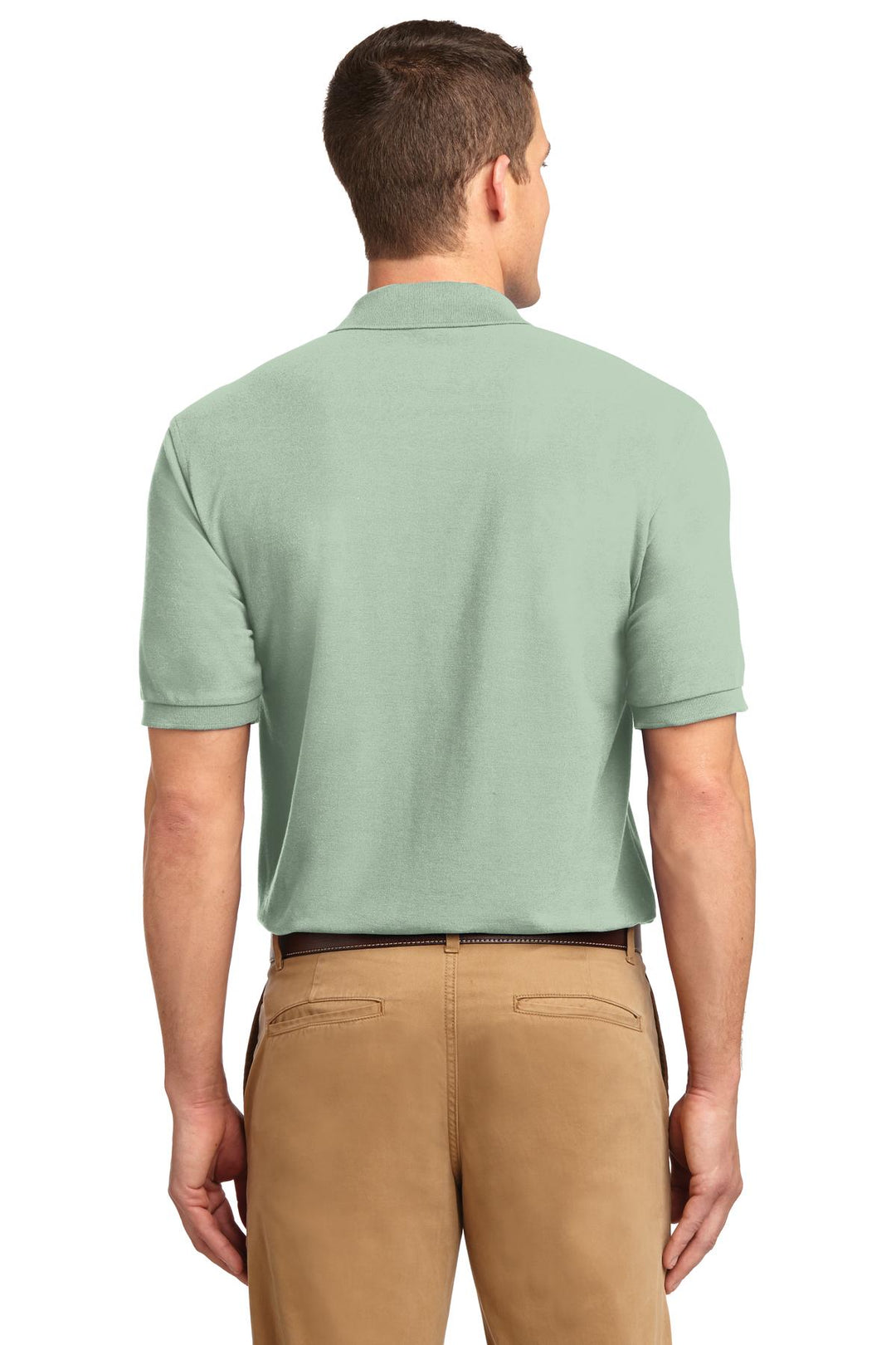 Mint Green Port Authority Silk Touch Polo K500