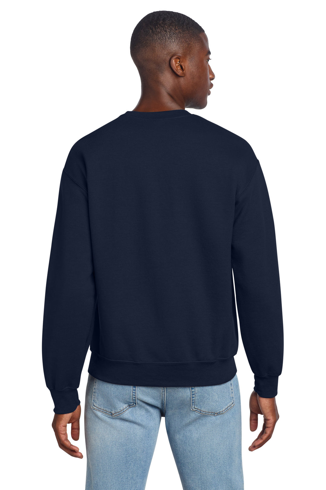 Navy Gildan - DryBlend Crewneck Sweatshirt. 12000