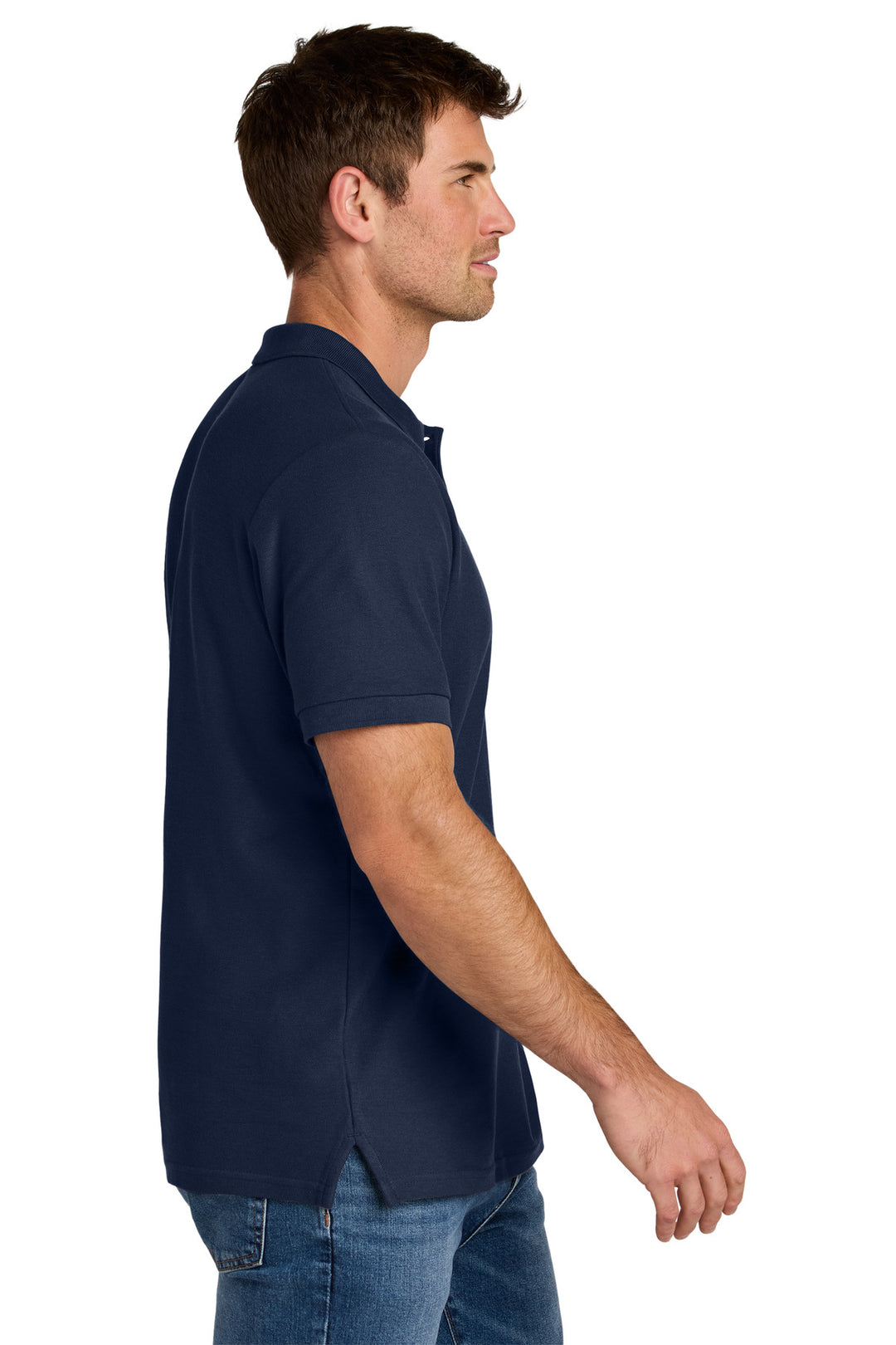 Navy Gildan Hammer Pique Polo 85800