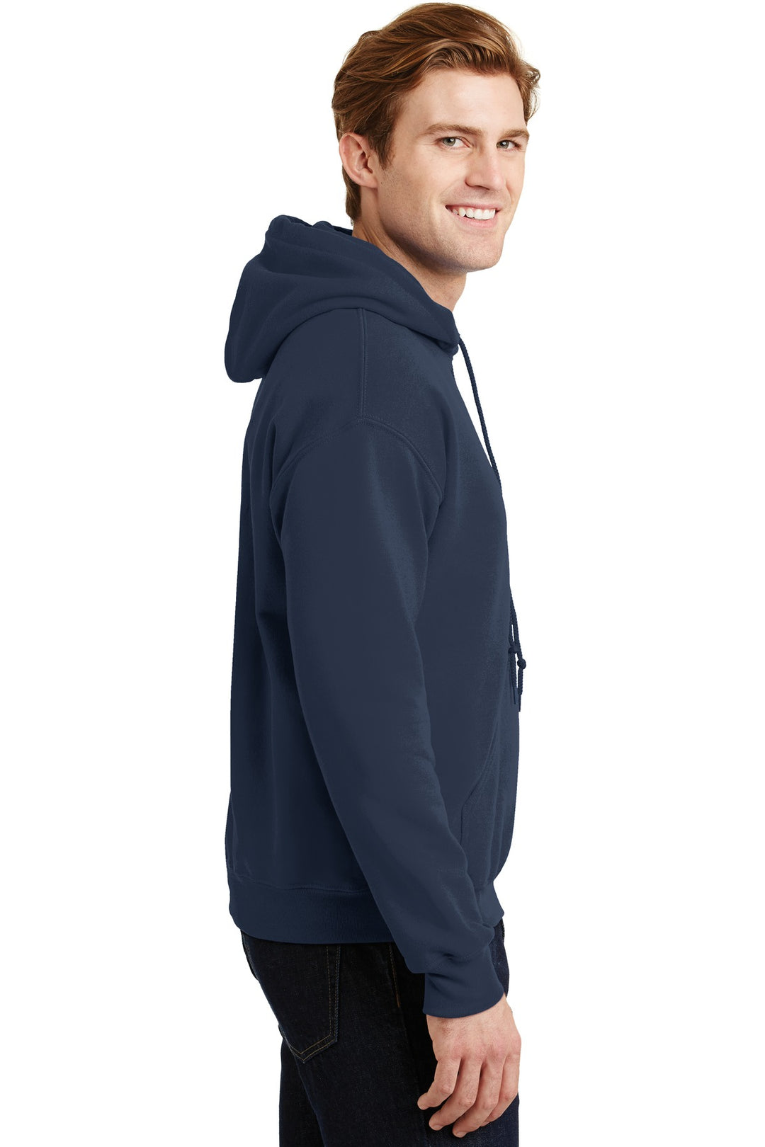 Navy Gildan - Heavy Blend Hooded Sweatshirt. 18500