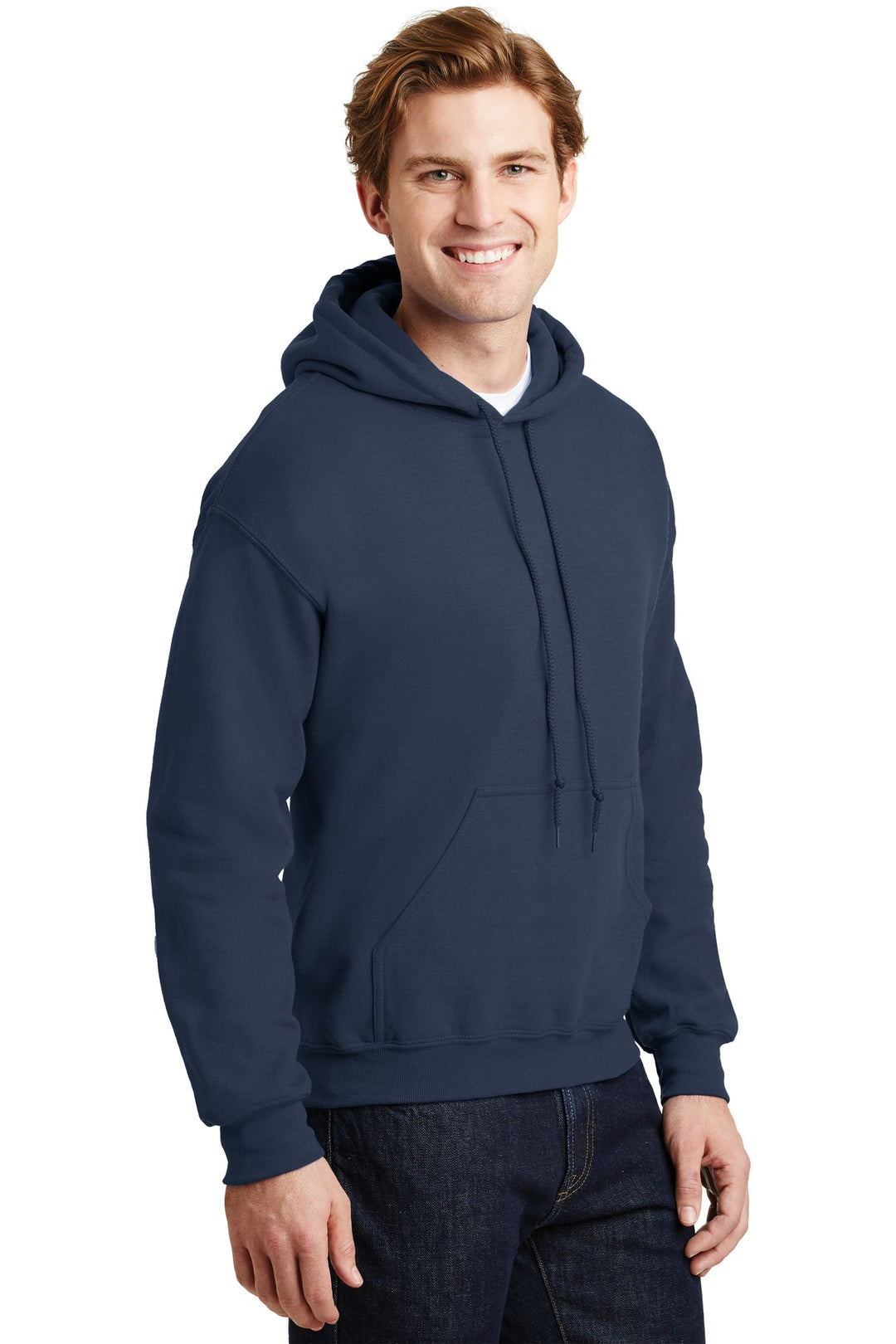 Navy Gildan - Heavy Blend Hooded Sweatshirt. 18500
