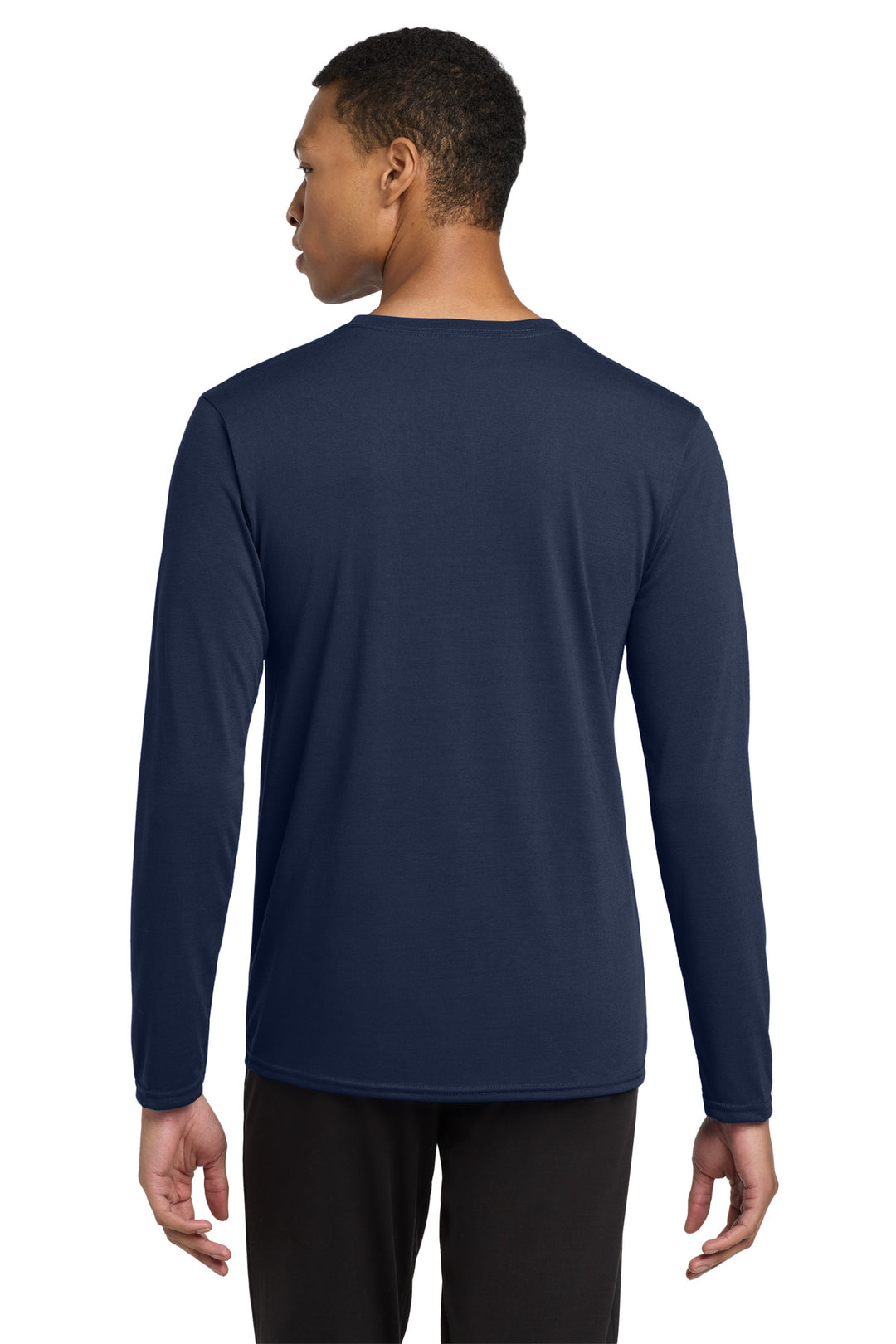 Navy Gildan Performance Long Sleeve T-Shirt. 42400