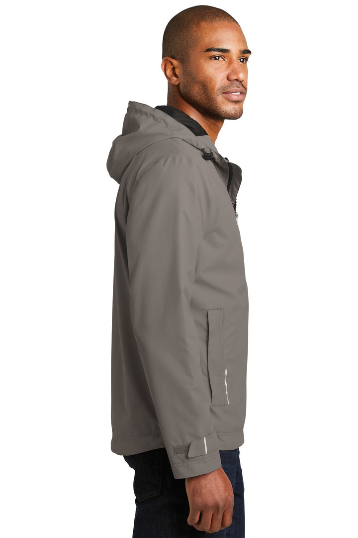 Northern Grey Port Authority Northwest Slicker. J7710