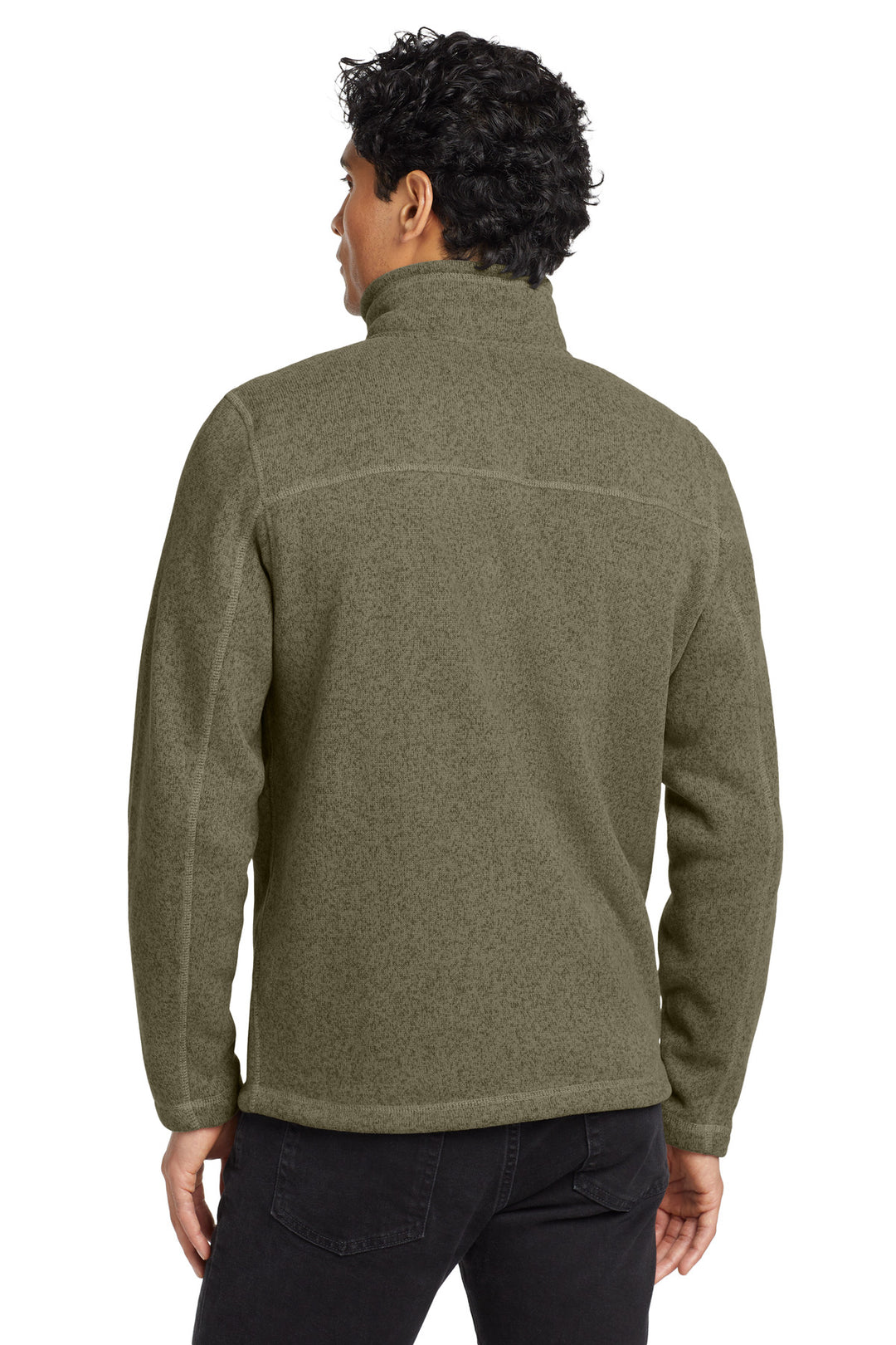 Nw Taupe Grn H The North Face Sweater Fleece Jacket. NF0A3LH7