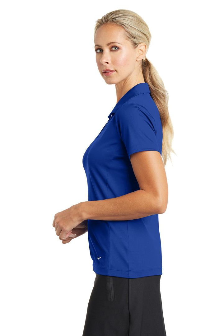 Old Royal Nike Women's Dri-FIT Vertical Mesh Polo. 637165
