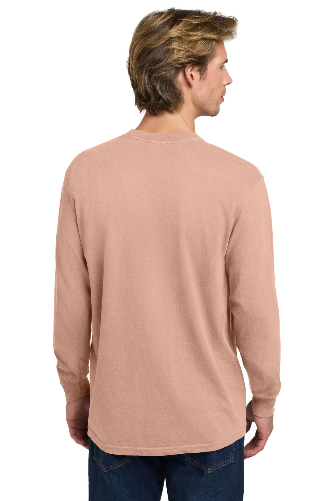 Peachy COMFORT COLORS Heavyweight Ring Spun Long Sleeve Tee. 6014