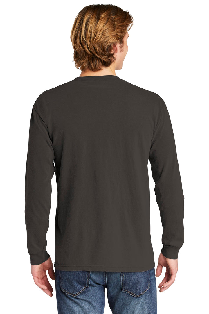 Pepper COMFORT COLORS Heavyweight Ring Spun Long Sleeve Pocket Tee. 4410